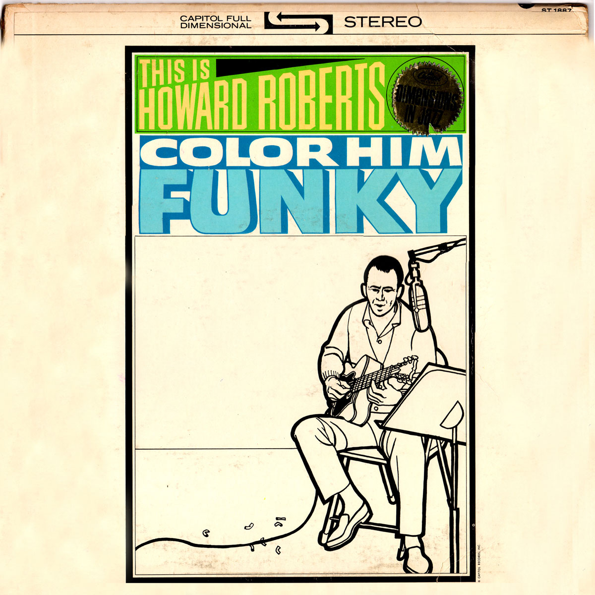 Howard Roberts - This is Howard Roberts / Color Him Funky - Front cover